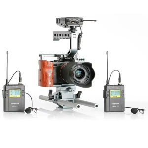 میکروفون بی‌‌سیم یقه‌ای سارامونیک مدل UwMic9 Kit2